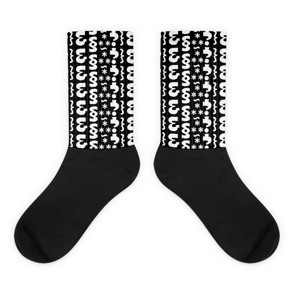 Escape Socks at Interrobang Type Co